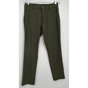 Rhone Resort Pant Slim Mens Size 28 Green Stretch Lightweight Golf Casual